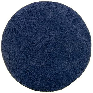 Brandsseller Tapis de Bain Ø 60 cm Tapis de Salle de Bain Paillasson de Salle de Bain Rond Chenille antidérapant Absorbant Lavable en Machine - Gris (brandsseller, neuf)