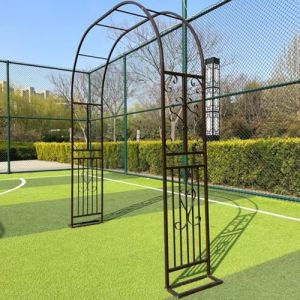 Wetsfgdg Arche De Jardin en Fer Forgé - Grande Tonnelle Décorative Française pour Roses Et Fleurs, Solide Et Résistante Aux Intempéries.Bronze/Style B/Dessus plat/L260xW40xH230cm (brand-Wetsfgdg-跟卖投诉, neuf)