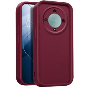 GOGME Coque pour Huawei Honor Magic 5 Lite 5G / Magic5 Lite, Housse de Protection Int&eacute;grale en Silicone TPU Doux, &Eacute;tui Antichoc Anti-Poussi&egrave;re - Vin Rouge (KERUN EU, neuf)