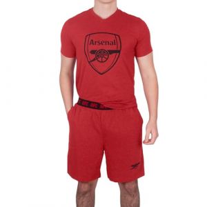 Arsenal FC Officiel - Ensemble de Pyjama Court thème Football - Homme - Rouge chiné - XXL (FootballShopOnline, neuf)