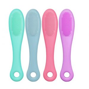 Chat Chin Brush - Silicone Cat Chin Cleaner | Brosse &agrave; dents en silicone pour chiens, coup de chiot brosse &agrave; dents de l'hygi&egrave;ne buccale, brosse &agrave; dents du doigt de chat pour chiens, chiot, chaton, ani (guronl, neuf)
