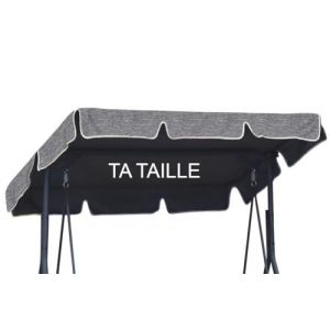 Ferocity Personnalis&eacute;e Toit de Rechange pour balancelle Canop&eacute;e pour Balancelle de Jardin balan&ccedil;oire Soleil Toit r&eacute;sistant au Soleil Ta Taille sur Commande Lin [101] (ferocity-shop, neuf)
