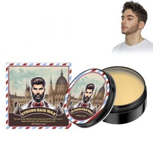 Strong Hold Pomade, Cire Coiffante, Curl Defining Cream, Coiffage Longue Durée, Hydrater et Nourrir les Cheveux, Non Gras Tenue Puissante et Style Flexible pour Chaque Style de Cheveux (YCHHY-EU, neuf)
