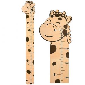 Toise En Forme De Girafe pour Enfant | Toise Murale En Bois | Dessin Animé Animal Mesurant Le Tableau Mural De La Hauteur Des Enfant | Toises En Bois Pratiques pour Les Enfant (flod-queen, neuf)