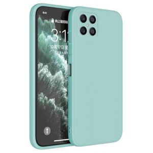Topme Coque pour Honor X8 (4G) (6.7" inches) Etui Housse, Protecteur de Peau en Silicone TPU - Cyan Clair (topme, neuf)