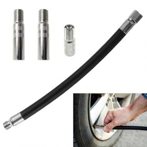 Extension de Pneu Valve, avec 3 Pi&egrave;ces Pneu Valve Extension Adaptateur( 2 40 MM et 1 27MM), Adaptateur de Valve Gonflable pour Xiaomi M365 Pro Pro2 1S Max Scooter, Trottinette, V&eacute;lo, Voiture, Moto (Erioscar-EU, neuf)