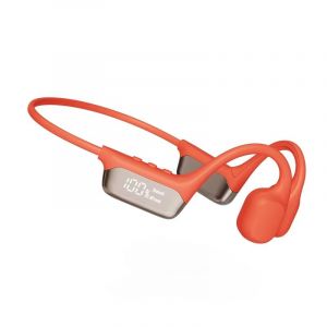 Casque Conduction Osseuse Natation,Nager Ecouteur Ipx8 Waterproof,avec Lecteur Mp3 Int&eacute;gr&eacute;,&Eacute;couteurs Piscine Bluetooth 5.4 sans Fil (Rouge) (le produit du qualit&eacute;, neuf)