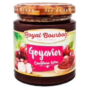 ROYAL BOURBON - Ile de la R&eacute;union - Confiture Pot en verre de 250g : (Lot de 4 Pots, Goyavier-Confiture) (JoviMarket, neuf)