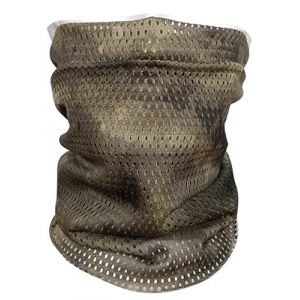 QMFIVE Écharpe tactique camouflage, hommes et femmes unisexe multi-usages bandeau militaire style tête wrap face mesh pour Airsoft, combat, chasse, alpinisme Activité de plein air (ATAC) (QMFIVE, neuf)