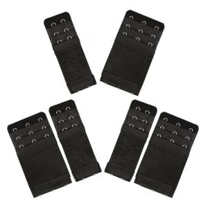 6 Pi&egrave;ces Extension de Soutien Gorge, Rallonge Soutien Gorge 3 Rangs 2 Crochets 3 Crochets, extensions de soutien - gorge, Confort et Polyvalence pour Toutes Les Tailles de Soutien-Gorge (MJ2025888, neuf)