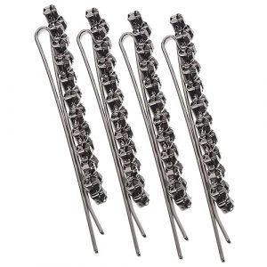 G&eacute;n&eacute;rique 1 Ensemble 2 Paires &eacute;pingle &agrave; cheveux en cristal petits pains pinces &agrave; cheveux banane hairpin barrette goupille &eacute;pingle &agrave; nourrice pince &agrave; cheveux &eacute;pingle &agrave; cheveux femme alliage (altituyse, neuf)