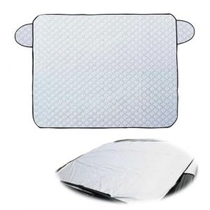 Couverture Pare-Brise Voiture, 1 Protege Pare Brise Givre, Pare Soleil Voiture Pare Brise Avant Bache Voiture, Protection Contre Le Gel et la Neige, Prot&egrave;ge Pare Brise Hiver, Universelle (Behaodian Store, neuf)