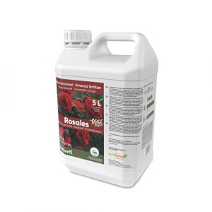 CULTIVERS Engrais Bio Roses Liquides de 5 L - Feuilles Vertes, Plus Floraison et Intensifie la Couleur - avec Macronutriments et Micronutriments - Engrais 100% Organique et Naturel (✅ SALES GLOBAL ✅, neuf)
