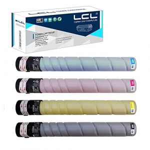 LCL Cartouche de Toner Compatible TN321 TN-321K TN321K TN321C TN321M TN321Y A33K150 A33K450 A33K350 A33K250 High Yield (4PK KCMY) Remplacement pour Konica Minolta BizHub C224 C224e C284 C284e C364 (Great Office, neuf)