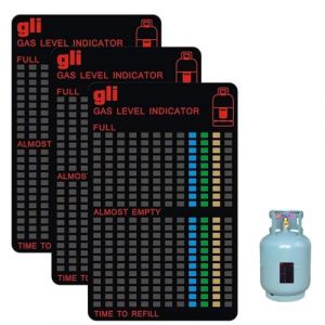 PYEUIFT 3 Pièces Indicateur Niveau Gaz Bouteille Propane Butane Testeur Bouteille Gaz Camping Chauffage Réchaud Flexible Gaz Bouteille de Gaz Pratique et Facile à Utiliser (tulan4820208, neuf)