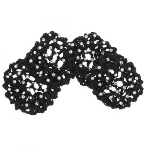 FRCOLOR 4 Pièces filet à cheveux pour en filet accessoires photos chaudes décorations de lapin bandeaux de coq chignons élégants pour femmes chignon net Fibre de polyester (Laners, neuf)
