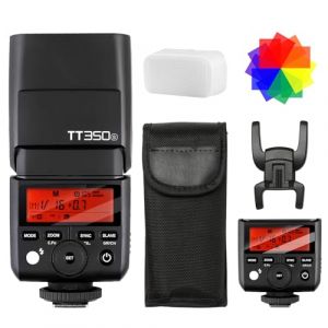 Godox TT350S Mini Speedlite Appareils pour Sony Cameras 2.4G Wireless X System 1/8000s TTL HSS 0.1~2.2s Recycle Time Concerner 7Rll a7R a58 a99 ILCE6000L (TONGLI-EU, neuf)