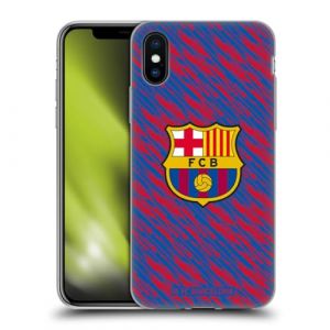 Head Case Designs sous Licence Officielle FC Barcelona Problème Modèles De Crête Coque en Gel [Protection de Qualité Militaire] Compatible avec Apple iPhone X/iPhone XS (eCell, neuf)