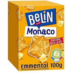 BELIN - Crackers Monaco Emmental 100G - Lot De 2 - meilleure offre (A TA PORTE, neuf)
