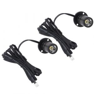 Sxhlseller Mini Spot LED avec Variateur, Alimenté par USB 5V, pour Vitrine Intérieure, Armoire à Bijoux, Porche (Lumière Chaude 3000K) (Wcming-EU, neuf)