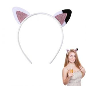 KARELLS Serre-Tête Oreille de Chat,Bandeau de Coiffure Oreilles de Chat,Oreilles de Chat,Serre-tête Chat,Cosplay Cat Ears Bandeau,Serre-tête Oreilles de Chat en peluche,Décorations de Carnaval (UPPCY, neuf)
