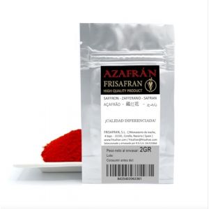 FRISAFRAN | Safran Moulu 2g | Poudre de Safran | Moulue de Safran | safran poudre | Safran Bio | Safran Biologique | safran moulu | Sans Colorant ni Conservateur | &eacute;pice certifi&eacute;e | Safran naturel (FRISAFRAN, neuf)