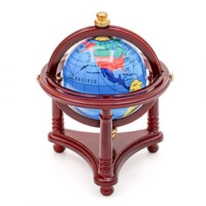 Odoria Globe Miniature 1/12 Accessoire Maison de Poup&eacute;e, Bleu (Cardinas, neuf)