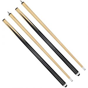 VANLAN Billiard House Cue Sticks Pool Cues 2-Piece 48 inches Billiard Tips 13mm House Bar Billiard Cue Sticks Hardwood Cues Set of 2 (48" Set of 2) (LndsShop - FR, neuf)