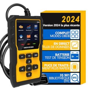 OBD2 Valise Diagnostic Auto, OBD Lecteur de Code d'erreur de Moteur, 35900 D&eacute;finitions de Codes, ODB Diagnostic Voiture Multimarque (Ignite Direct, neuf)