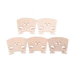 Ponts de Violon en Bois D'érable, Ponts pour Violon, Pont de Cordes de Violon Durables Professionnels pour les Pièces de Rechange D'instruments de Musique de Violon (Yunaliu, neuf)