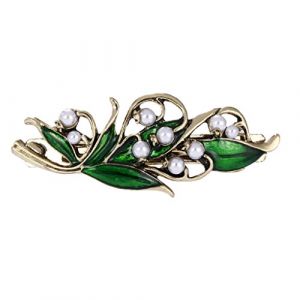 Barrette à cheveux à ressort pour femme et fille - Forme géométrique - Gris (whxinmeirun, neuf)