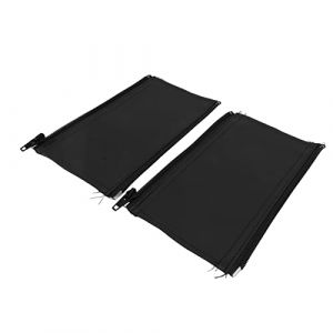 Manchon de Poignée de Poussette, Housses de Poignée d'accoudoir de Poussette Fermeture à Glissière 2pcs Protection de la Barre de Préhension Nettoyage Facile pour un Usage Quotidien (Noir) (Yunplsa, neuf)