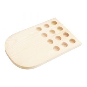 Alipis Organisateur de Bouteilles Huile Essentielle Bois Naturel Compartiments Casier Rangement Aromath&eacute;rapie pour Flacons Petits Liquides et Huiles Pratique pour Bureau et Maison (Dahlia Oiye, neuf)