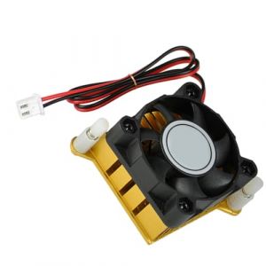 TERNCOEW Dissipateur thermique en aluminium DC 5 V 12 V 40 mm 40 x 40 x 10 mm Ventilateur de carte graphique pour un refroidissement efficace des chipsets Northbridge Ventilateur de bo&icirc;tier PC (Fuxingsheng, neuf)