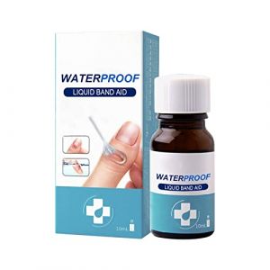 Gereton Bandage Liquide 10ML, Gel Liquide Respirant pour Le Soin des Plaies À Séchage Rapide, Pansement, Pansement Liquide Imperméable, pour Les Coupures/éraflures/plaies Mineures/Peau Craquelée (Kextai, neuf)