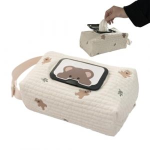Distributeur de lingettes, distributeur de lingettes pour b&eacute;b&eacute; | &Eacute;tui portable de lingettes pour b&eacute;b&eacute; | r&eacute;utilisable l&eacute;ger, mignon organisateur pour la marche, la maison, les couches, en plein air (daksir, neuf)