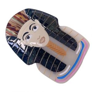 Pince à cheveux en acétate avec aspect égyptien antidérapant pour femme événement culturel (hanjinjiancai, neuf)