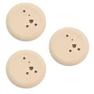 Opatiny Lot de 3 bo&icirc;tes de rangement en silicone pour &eacute;ponges de maquillage - Organiseur de protection portable pour m&eacute;langeurs de beaut&eacute; - Kaki et bleu (MeiStyleHub, neuf)