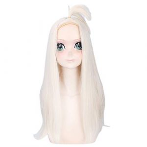 Perruque de cosplay Anime Fairy Tail Mirajane Strauss Perruque longue Cosplay Costume Cheveux synthétiques résistants à la chaleur Femmes Cosplay Perruques (GUANBAIJI1982, neuf)