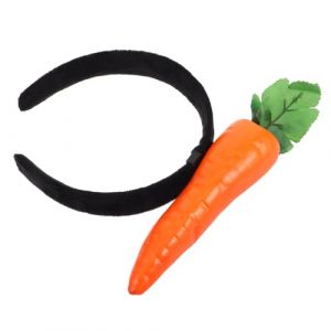SHERCHPRY bandeau drôle bandeaux enfants bandeau fausse carotte bandeaux de fête costume de carotte accessoires pour cheveux de carotte cerceaux de cheveux de carotte Plastique Orange (Dnna Huang, neuf)