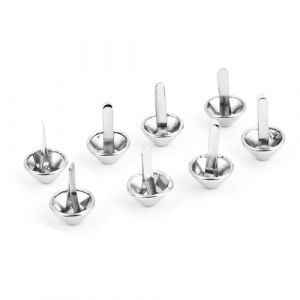 Juroupi &ndash; Sac &agrave; Main en Cuir, 50 Pi&egrave;ces, Pieds Coniques, Clous &agrave; T&ecirc;te de Clou, Fournitures Artisanales en Cuir (15mm) (YUEMEISI, neuf)