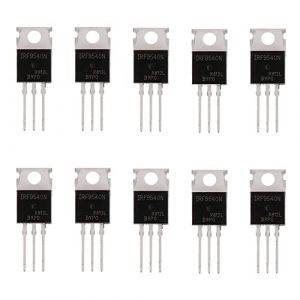 BOJACK IRF9540 MOSFET Transistors IRF9540N 23 A 100 V MOSFET de puissance à canal P TO-220AB (paquet de 10 pièces) (BOJACK, neuf)