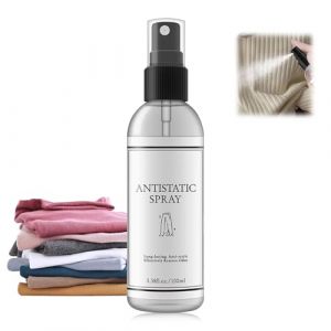 Spray Antistatique, 100ml Anti Static Spray, Spray Antistatique Vêtements, Spray antistatique à élimination rapide, pour Réduit L'électricité Statique sur les Vêtements,Textile,Voiture (MagiForeign, neuf)