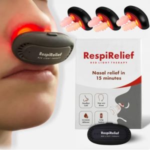 Respirelief Red Light Nasal Therapy Instrument, Nurbini&trade; Respirelief Red Light Nasal Therapy Device, Seurico&trade; INSTANT Respirelief Red Light Nasal Therapy Device (3 Pcs) (weitaowenhua, neuf)