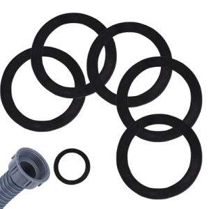 CULEO Joints d'étanchéité plats, joint plomberie rondelle caoutchouc joint plat caoutchouc Lot de 5 rondelles en caoutchouc de 45 mm joints anti-odeurs pour siphon joints de descente (noirs) (CARTW CONNECT TRADING LTD, neuf)