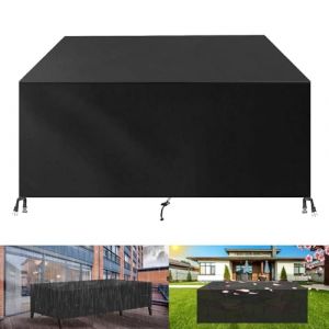 Guying Art Housse Salon de Jardin Exterieur,110x110x80cm(LxWxH) 420D Oxford Bâche Table de Jardin, Imperméable pour Meubles Jardin et Hivernage Mobilier Salon de Jardin (Xiangchengshiyansuoshangmaoyouxiangongsi, neuf)