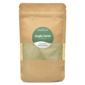 Argile Verte Illite - Poudre surfine - 150g - Argile Brute 100% naturelle, qualité Premium - Pour la cosmétique maison (La Compagnie des Sens, neuf)