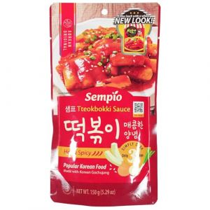 Sauce Topokki ( tteokbokki ) &eacute;pic&eacute;e 150g SEMPIO (Mhl CORP, neuf)