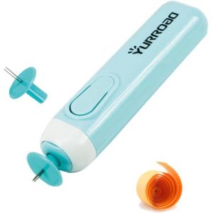 YURROAD Outil de Quilling Stylo &eacute;lectrique &agrave; Fente - 2 en 1 Stylo de Quilling Electrique Automatis&eacute; pour Paperolles - Stylo Quilling Electric Tool Pen pour Rouler Le Bande de Papier Quilling (YURROAD CRAFTS, neuf)