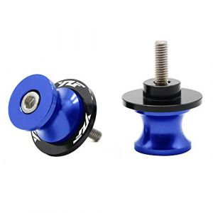 2pcs M6 6mm Diabolos Le Mans Support de Montage pour YZF R1 R3 R6 R6S R25 R125 600R (Bleu) (ZW-MOTOR, neuf)